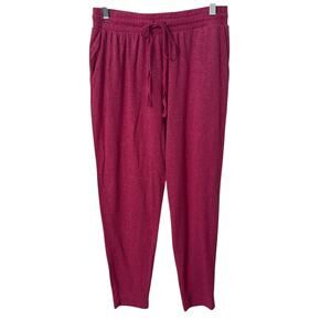 Natori Mirage Pajama Pants Womens Medium Pink Drawstring Bottoms Loungewear